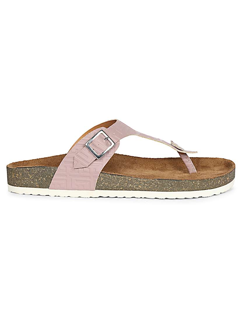 women solid slip on flat sandal - 22341502 -  Standard Image - 2