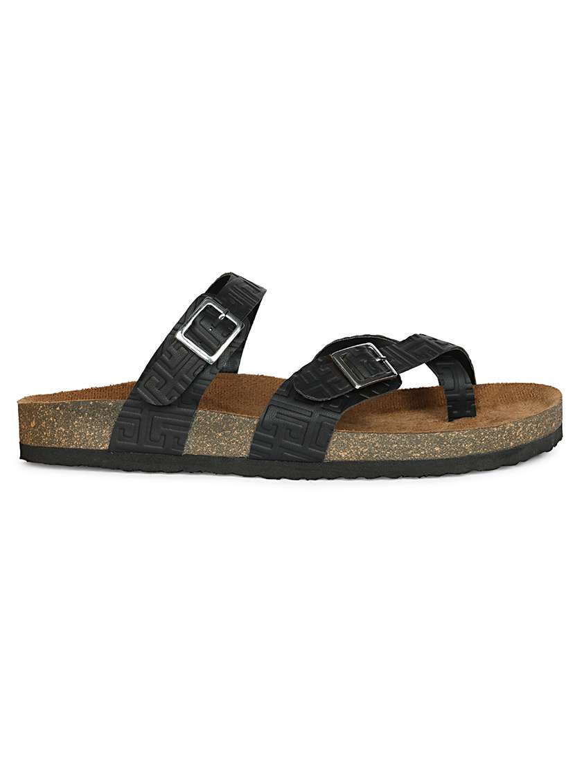 women solid slip on flat sandal - 22341514 -  Standard Image - 2