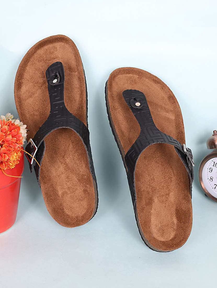 women black slip on sandal