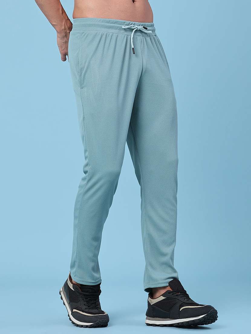 men solid mid rise track pant - 22341678 -  Standard Image - 2