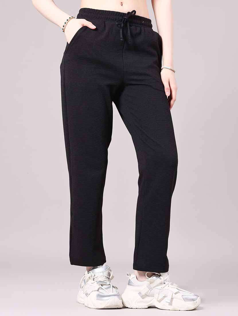 women self design mid rise track pant - 22341779 -  Standard Image - 2