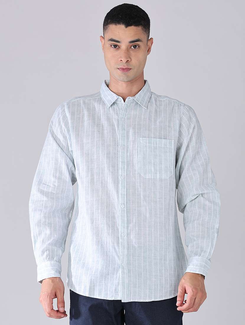 men printed long sleeves regular fit casual shirt - 22341808 -  Standard Image - 2