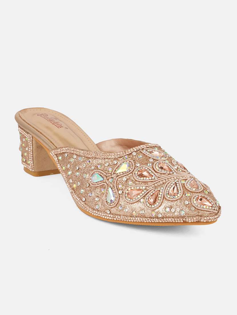 women embellished slip on block heel mule - 22342037 -  Standard Image - 2