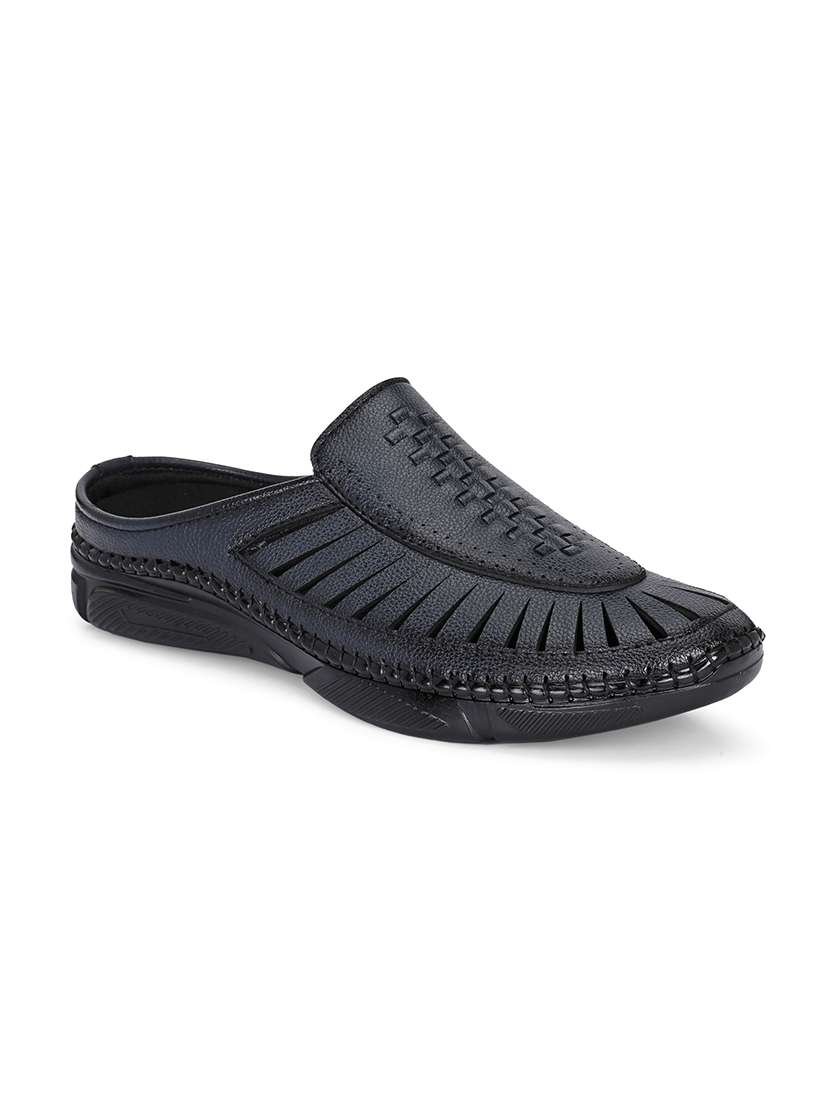 men textured slip on sandal - 22342128 -  Standard Image - 2