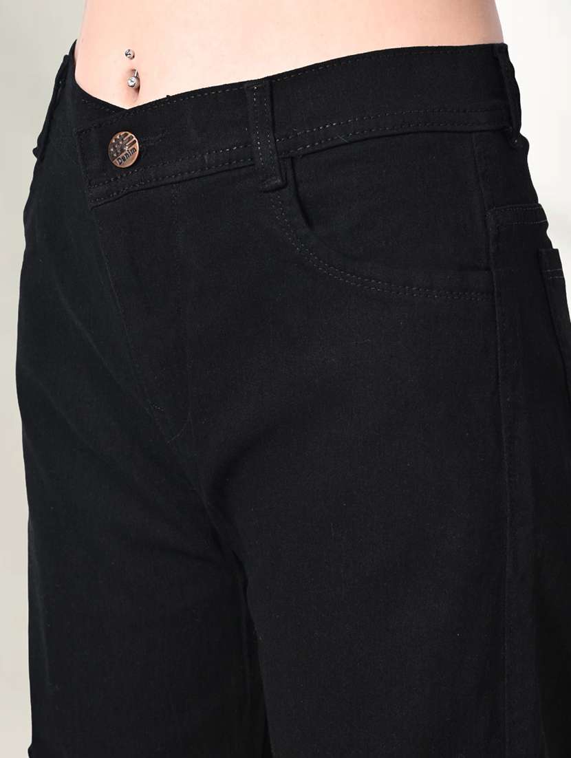 women solid mid rise cargo - 22342369 -  Standard Image - 2