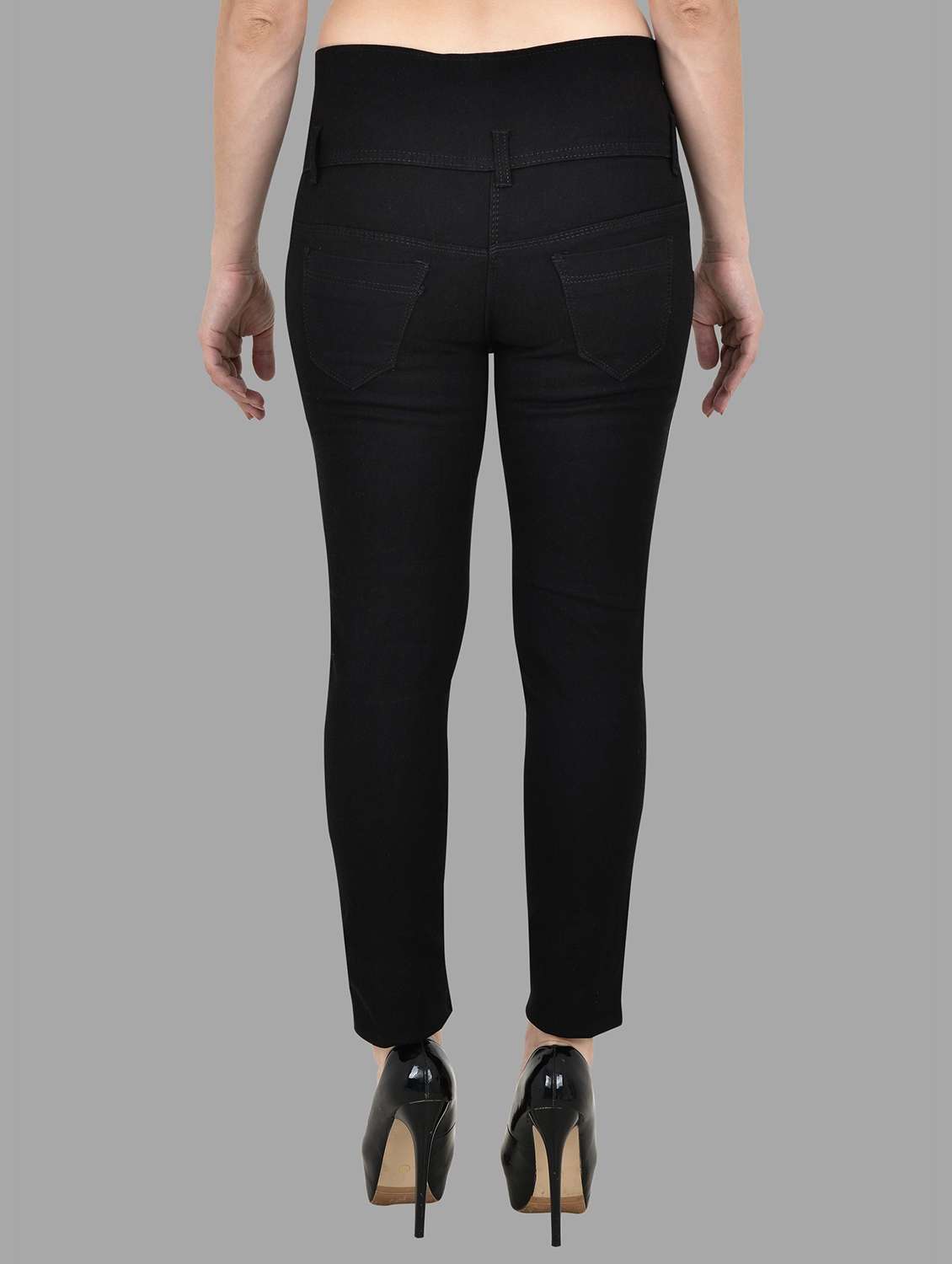 women solid mid rise slim fit jeans - 22342705 -  Standard Image - 2