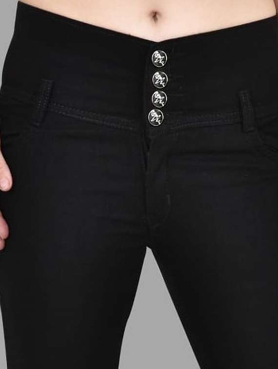 women solid mid rise slim fit jean - 22342721 -  Standard Image - 2