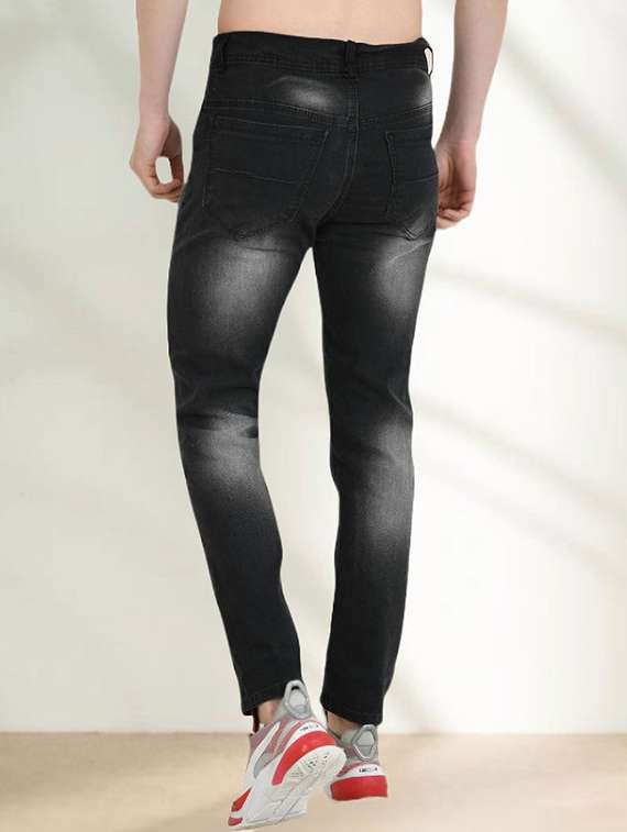 men distress mid rise full length slim fit jeans - 22342782 -  Standard Image - 2