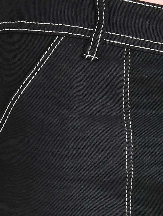 men solid mid rise regular fit cargo  - 22342876 -  Standard Image - 2