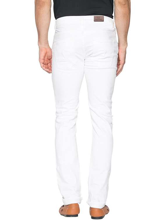 men plain mid rise full length jeans - 22342973 -  Standard Image - 2