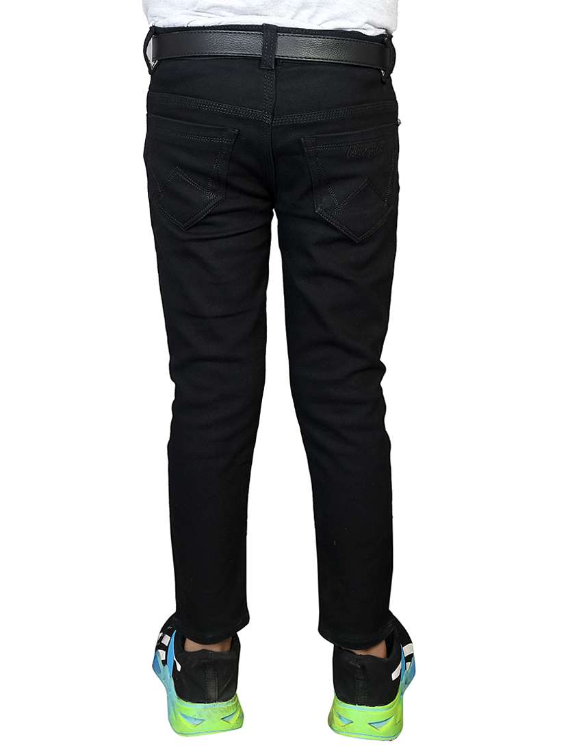 men plain mid rise full length jeans - 22343094 -  Standard Image - 2