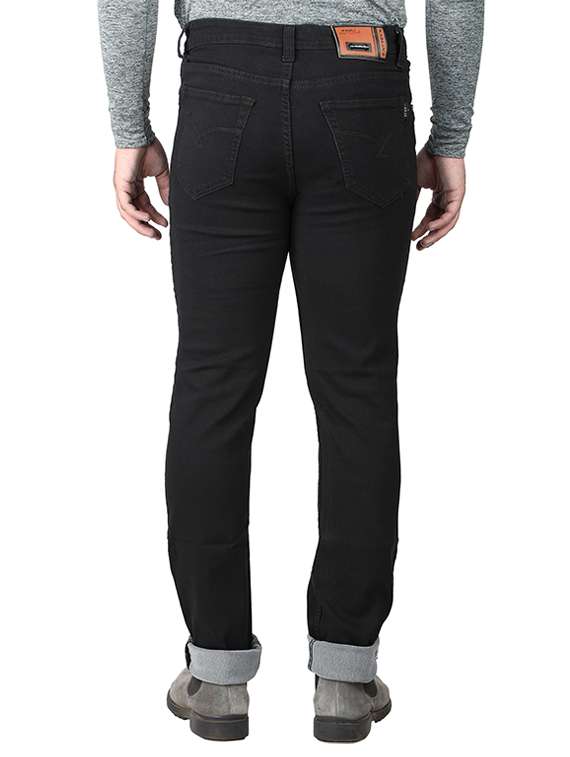 men plain mid rise full length jeans - 22343095 -  Standard Image - 2