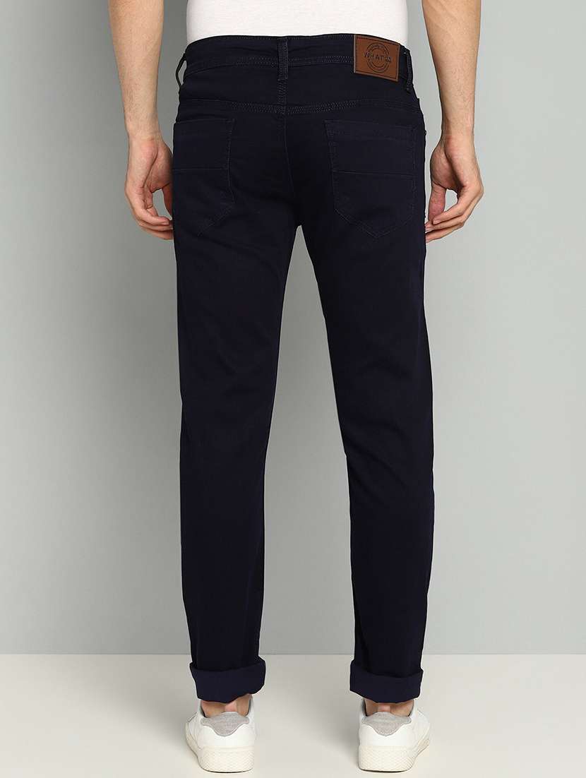 men plain mid rise full length jeans - 22343117 -  Standard Image - 2
