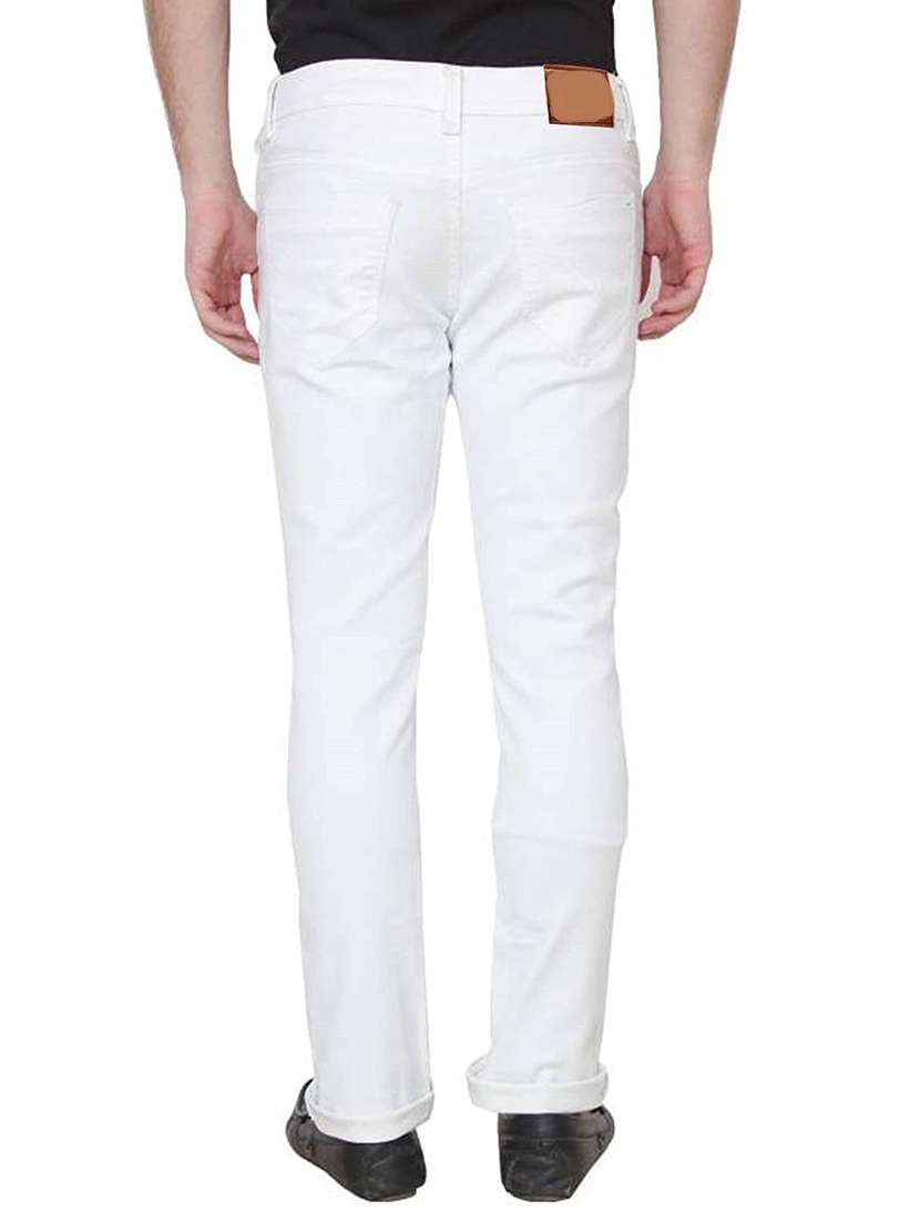 men plain mid rise full length jeans - 22343301 -  Standard Image - 2