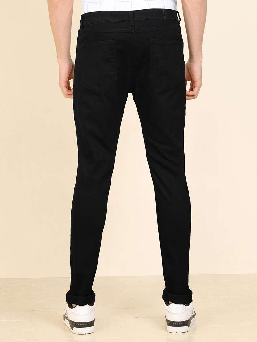 men slash knee mid rise full length jeans - 22343342 -  Standard Image - 2