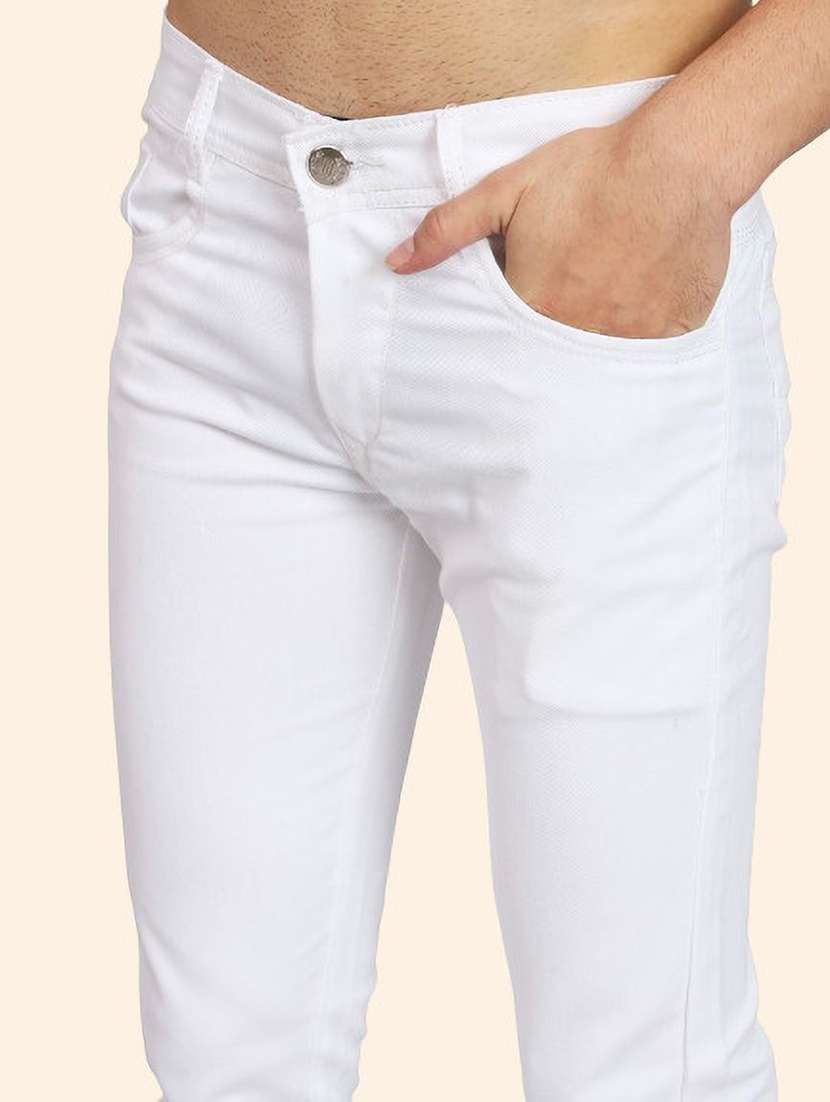 men palin mid rise full length denim jeans - 22343347 -  Standard Image - 2