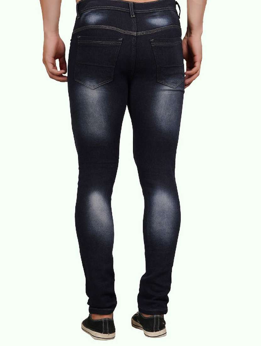 men slash knee mid rise full length jeans - 22343413 -  Standard Image - 2