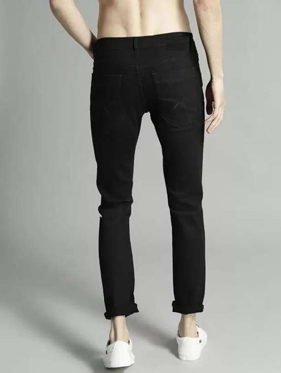 men slash knee mid rise slim fit jean - 22343521 -  Standard Image - 2