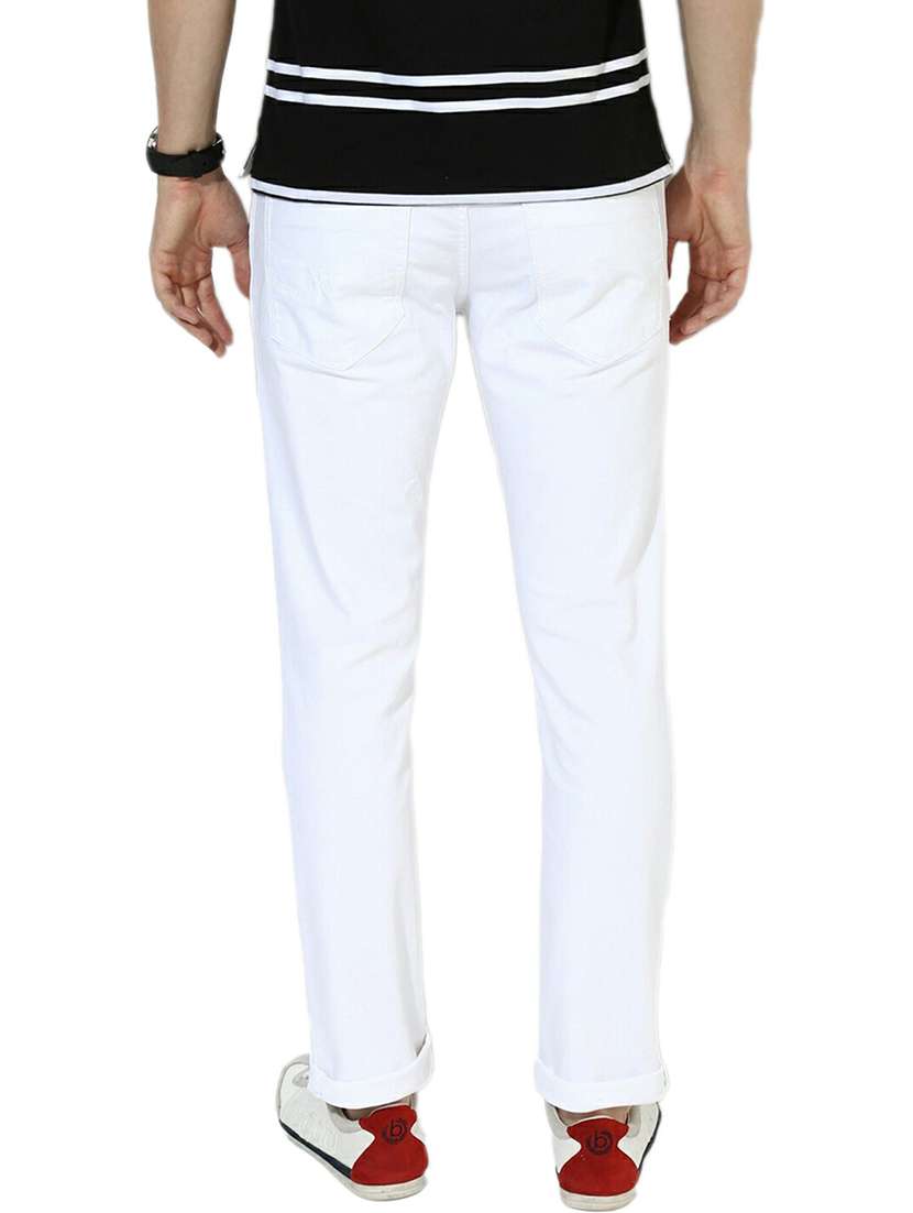 men solid mid rise slim fit jeans  - 22343528 -  Standard Image - 2