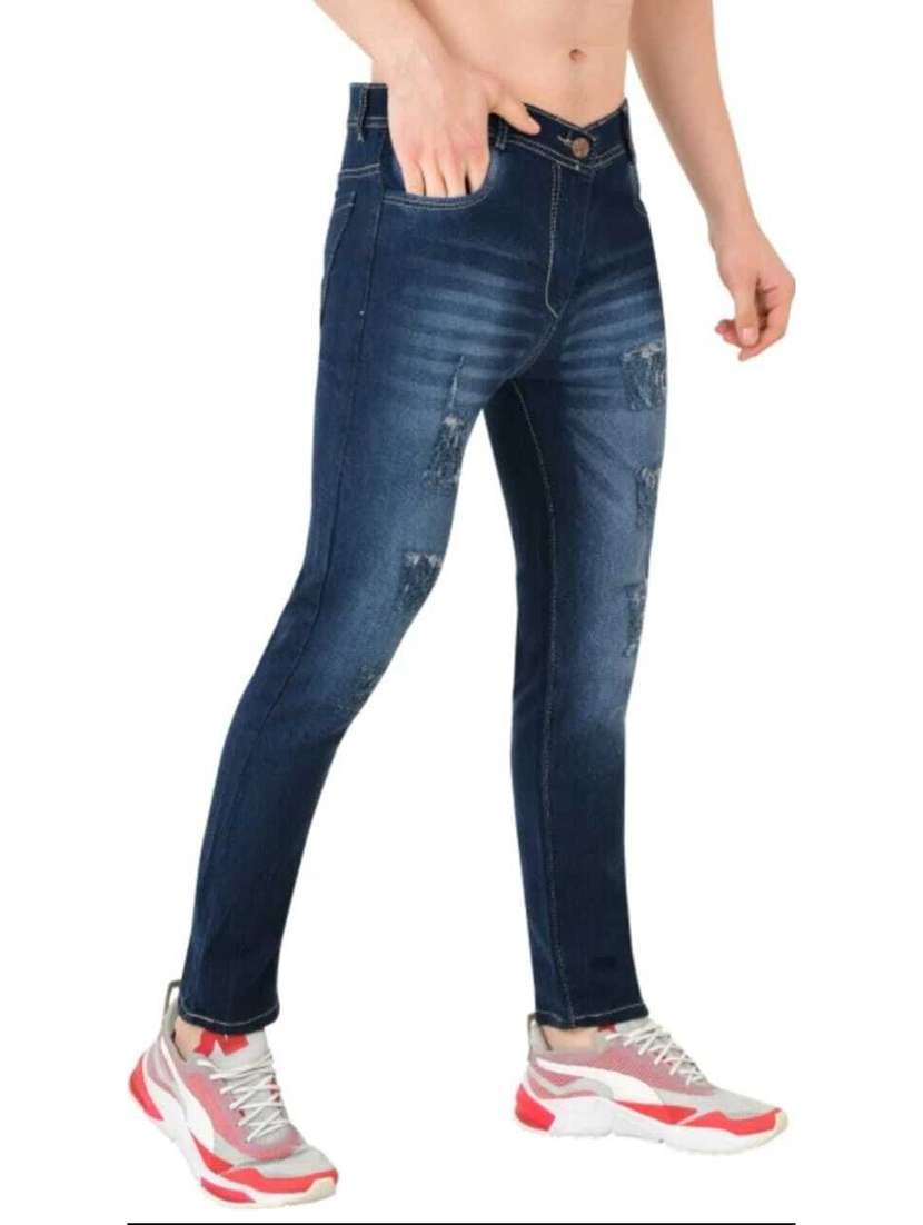 men distress mid rise full length jeans - 22343793 -  Standard Image - 2