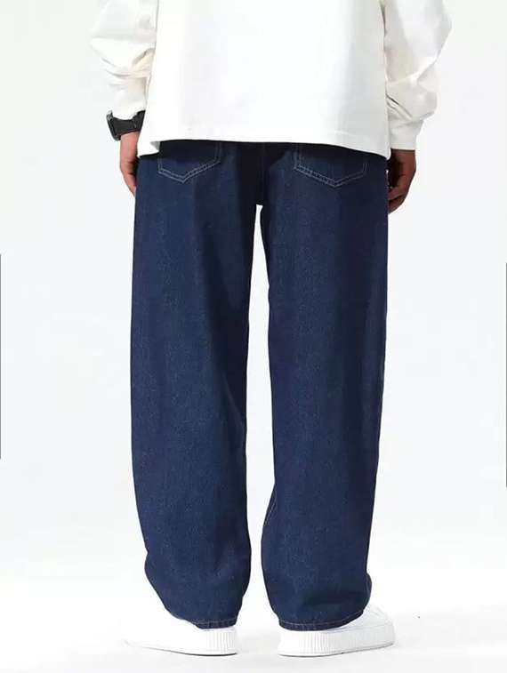 men plain mid rise full length jeans - 22343992 -  Standard Image - 2