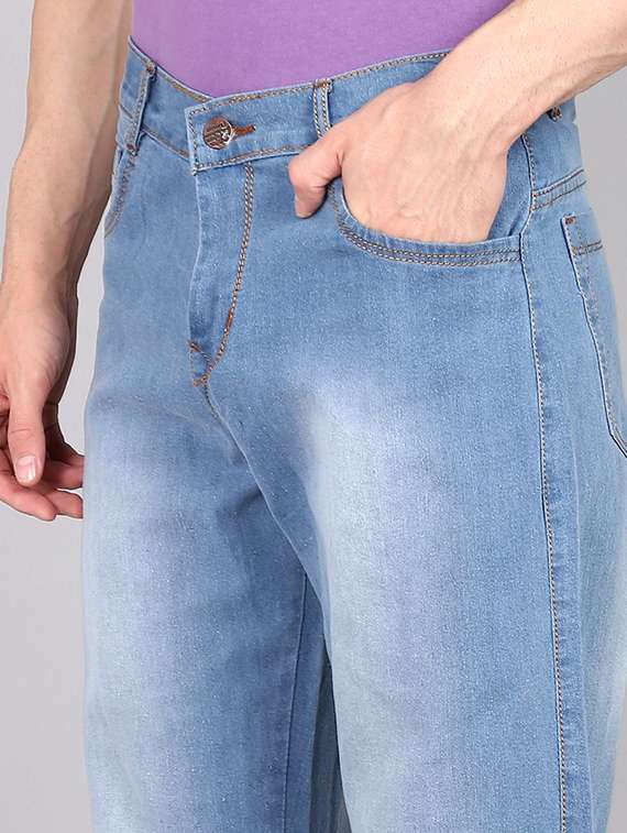 men washed mid rise full length jeans - 22344234 -  Standard Image - 2