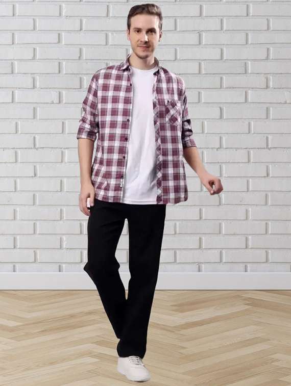 men plain mid rise full length jeans - 22344523 -  Standard Image - 2
