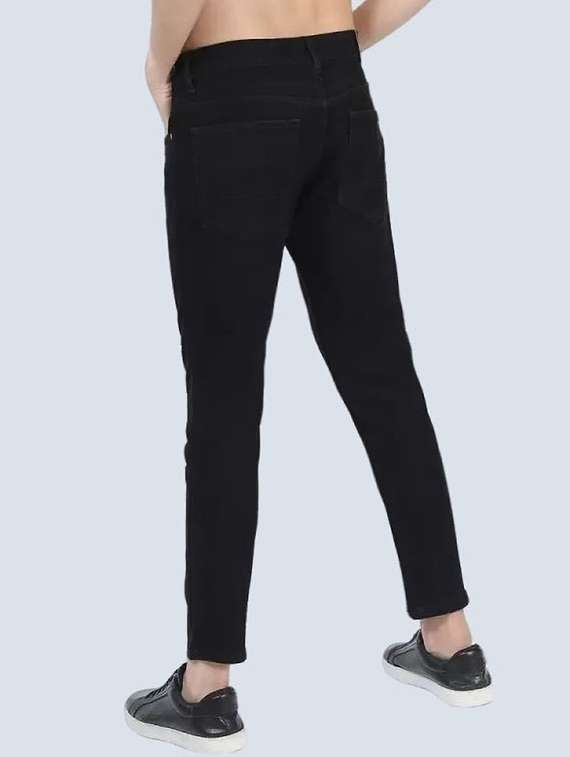 men plain mid rise ankle length slim fit jeans - 22344613 -  Standard Image - 2