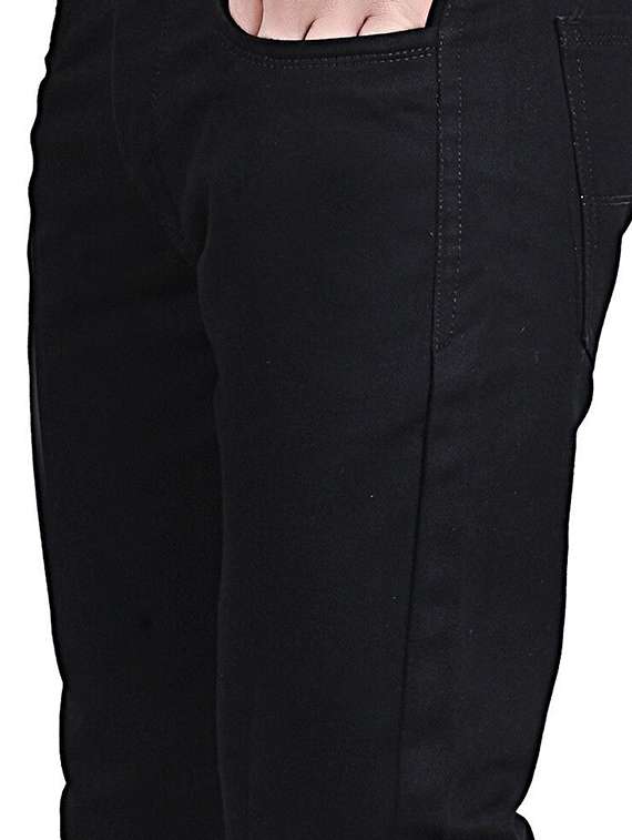 men plain mid rise full length denim jeans - 22344630 -  Standard Image - 2