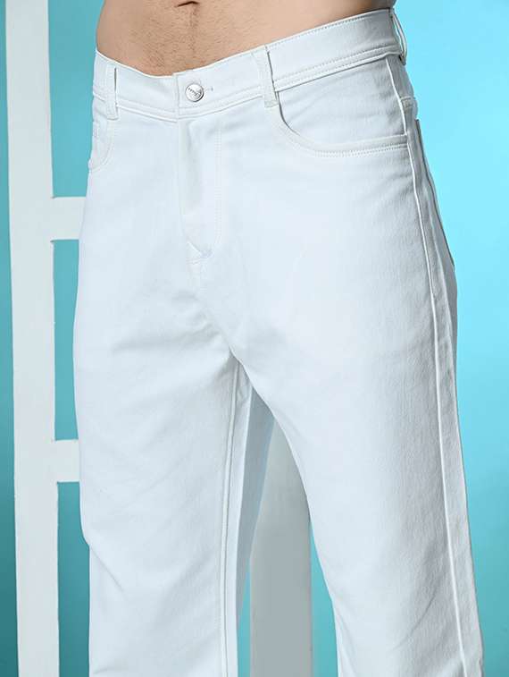 men plain mid rise full length jeans - 22344729 -  Standard Image - 2