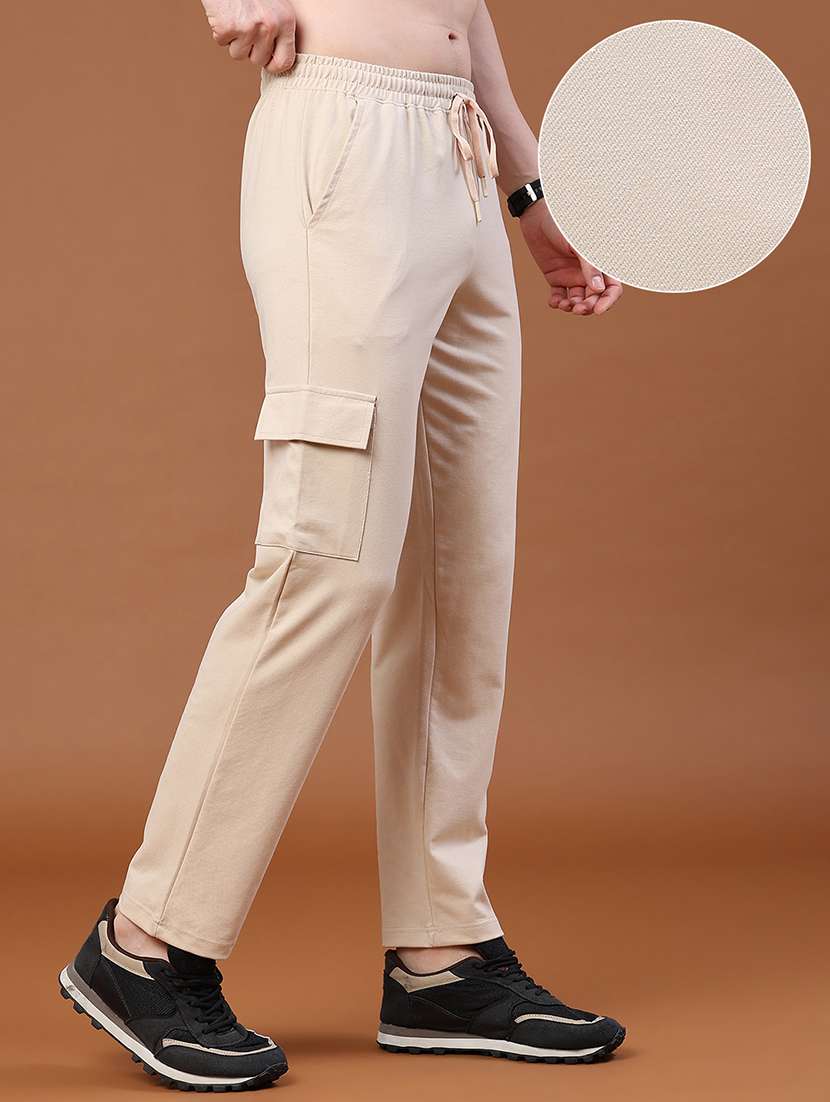 men solid mid rise cargo pant - 22345121 -  Standard Image - 2