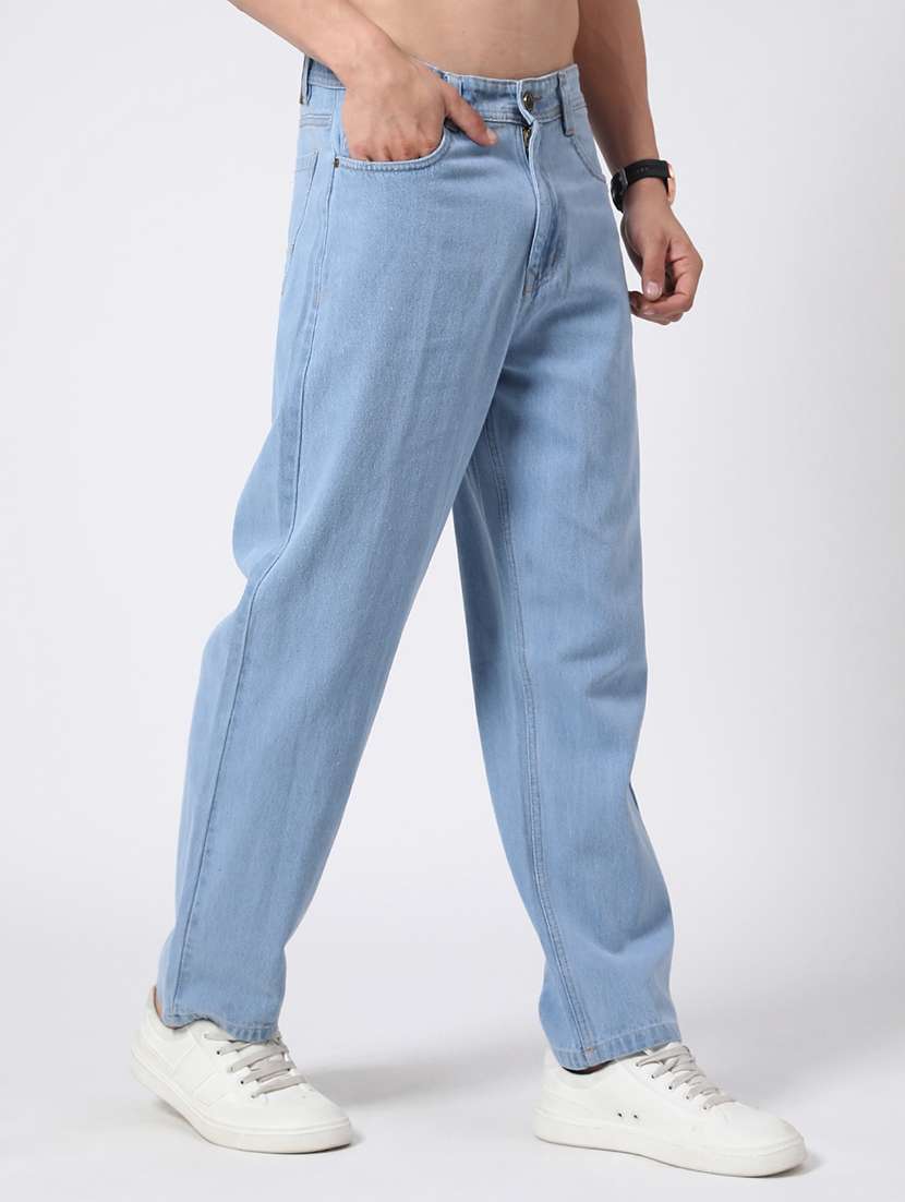 men blue cotton jean - 22345606 -  Standard Image - 2