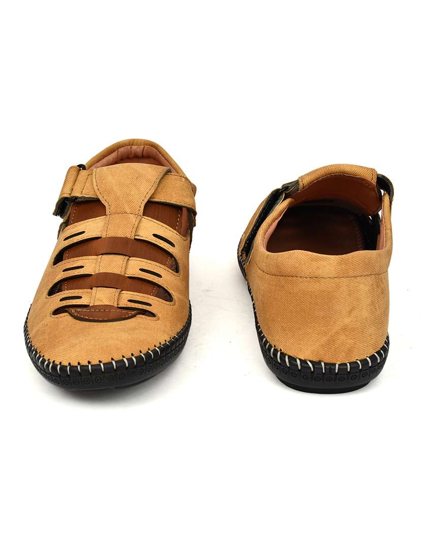 men solid close back sandal - 22345773 -  Standard Image - 2