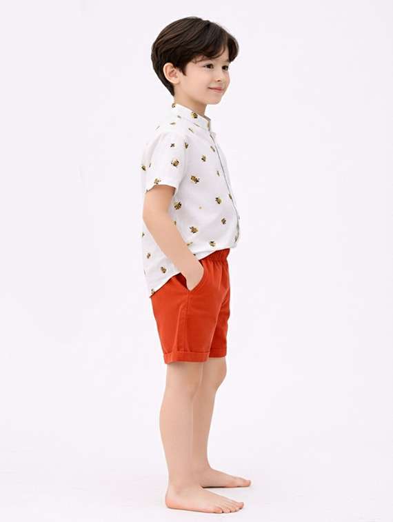 boys printed shirt and shorts set - 22345955 -  Standard Image - 2