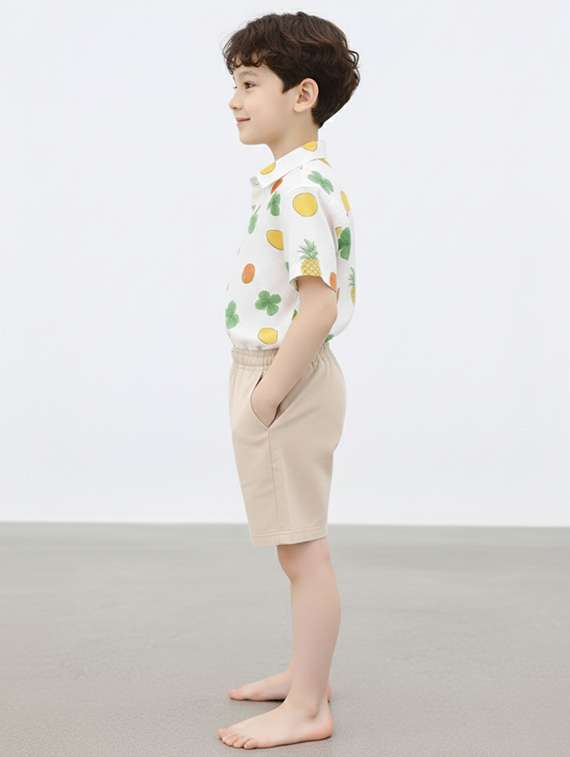 boys printed shirt and shorts set - 22346005 -  Standard Image - 2