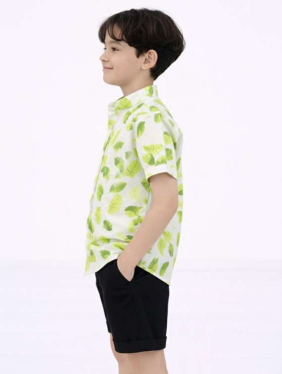 boys printed shirt and shorts set - 22346033 -  Standard Image - 2