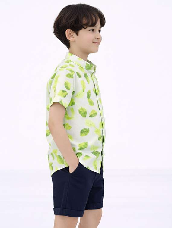 boys printed shirt and shorts set - 22346034 -  Standard Image - 2