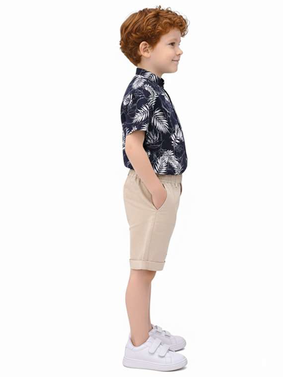 boys printed shirt and shorts set - 22346041 -  Standard Image - 2