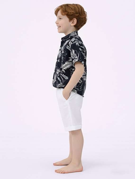 boys printed shirt and shorts set - 22346042 -  Standard Image - 2