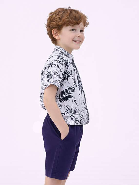 boys printed shirt and shorts set - 22346044 -  Standard Image - 2