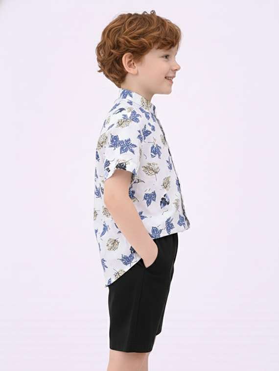 boys printed shirt and shorts set - 22346048 -  Standard Image - 2