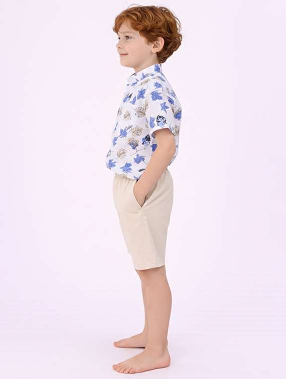 boys printed shirt and shorts set - 22346050 -  Standard Image - 2