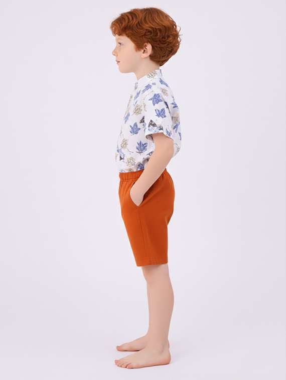 boys printed shirt and shorts set - 22346051 -  Standard Image - 2