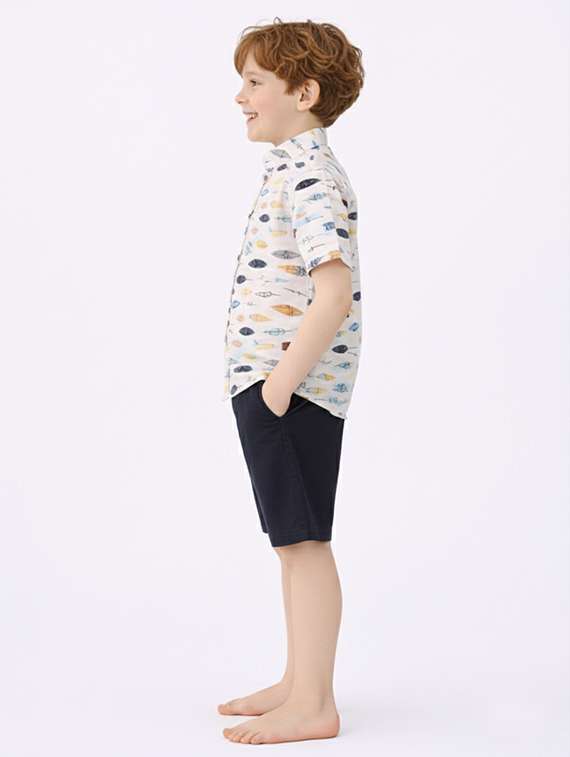 boys printed shirt and shorts set - 22346068 -  Standard Image - 2