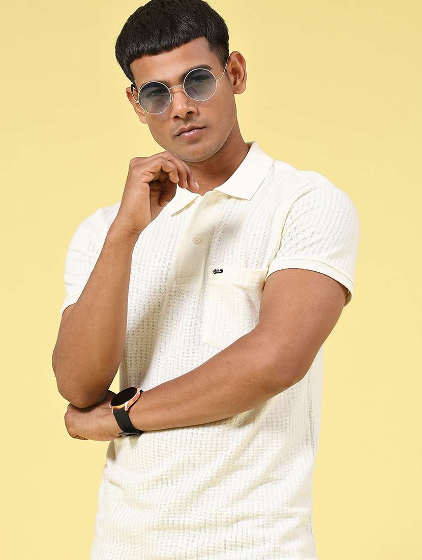 men self design short sleeve regular fit polo t-shirt - 22346270 -  Standard Image - 2