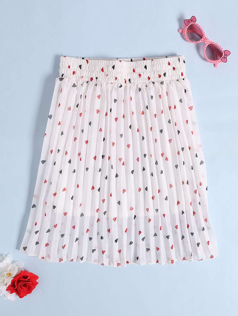 off white cotton flared skirt - 22346344 -  Standard Image - 2