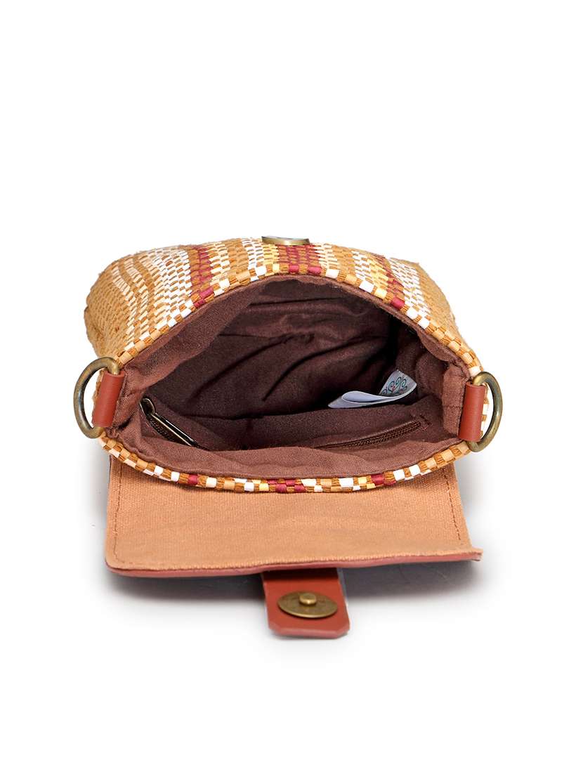 Women Self Designed Sling Bag With Adjustable Strap - 22346799 -  Standard Image - 2