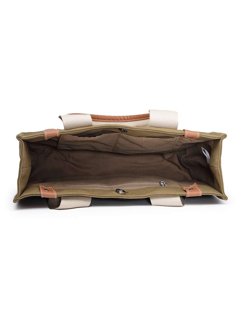 women solid canvas handbag - 22347114 -  Standard Image - 2