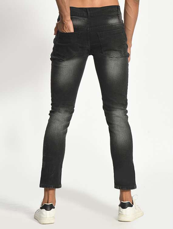 men distressed mid rise skinny jeans  - 22347158 -  Standard Image - 2