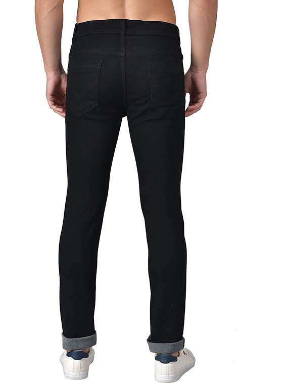 men slash knee mid rise slim fit jeans - 22348008 -  Standard Image - 2